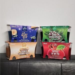 New Glade Limited Edition Christmas Winter Air Care Candles Bundle